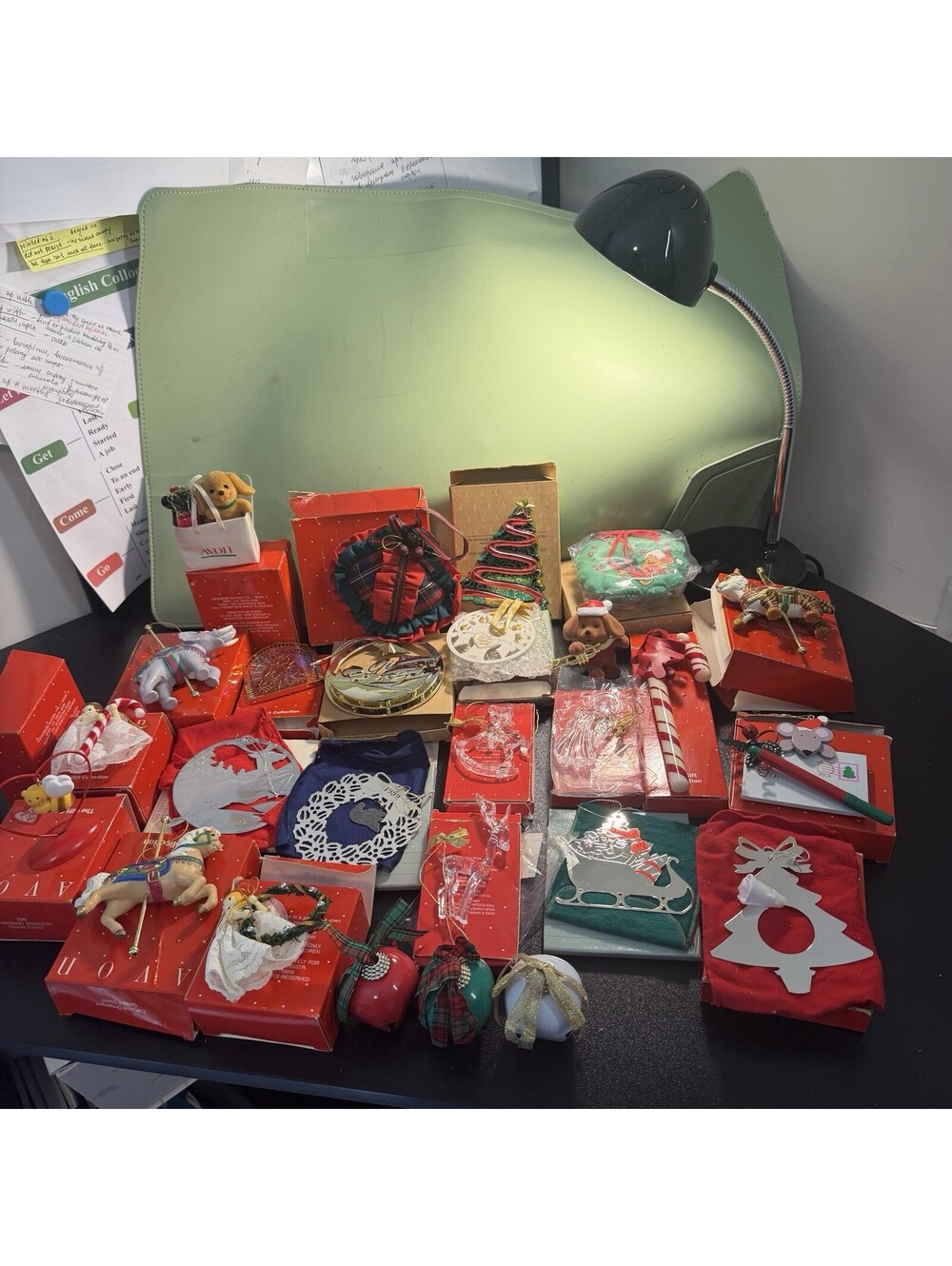 26 Vintage Avon Gift Collection Christmas Ornaments in Boxes